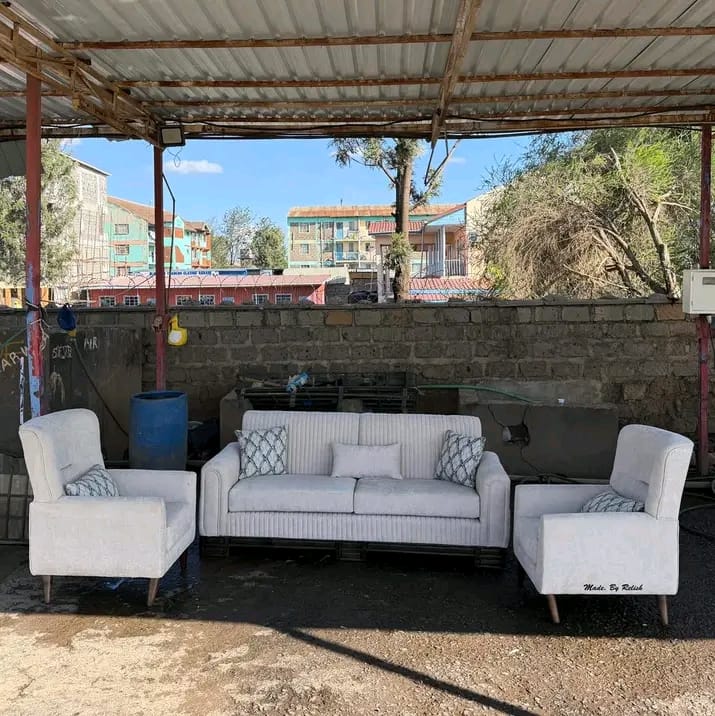 High-Back Wingback Settee